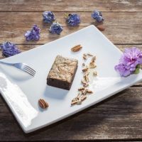 Vegan Chocolate & Peanut Brownie