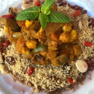 Vegan Cous Cous with Organic Vegetables