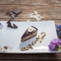 Raw Vegan Banana & Chocolate Cake